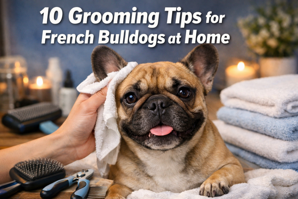10 Grooming Tips for French Bulldogs at Home