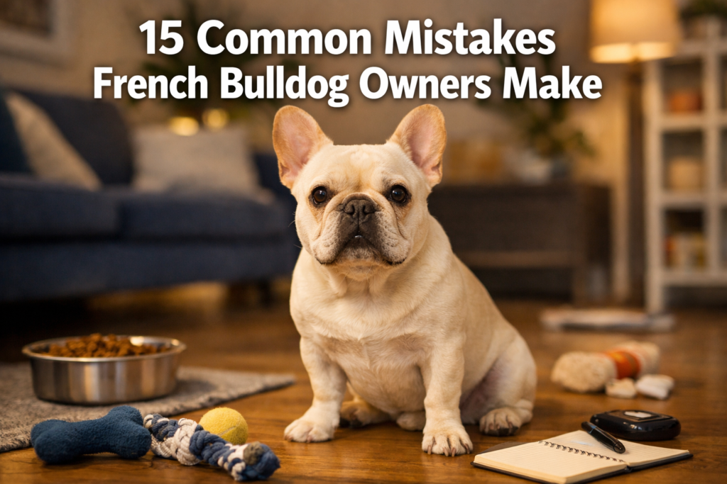 15 Common Mistakes French Bulldog Owners Make