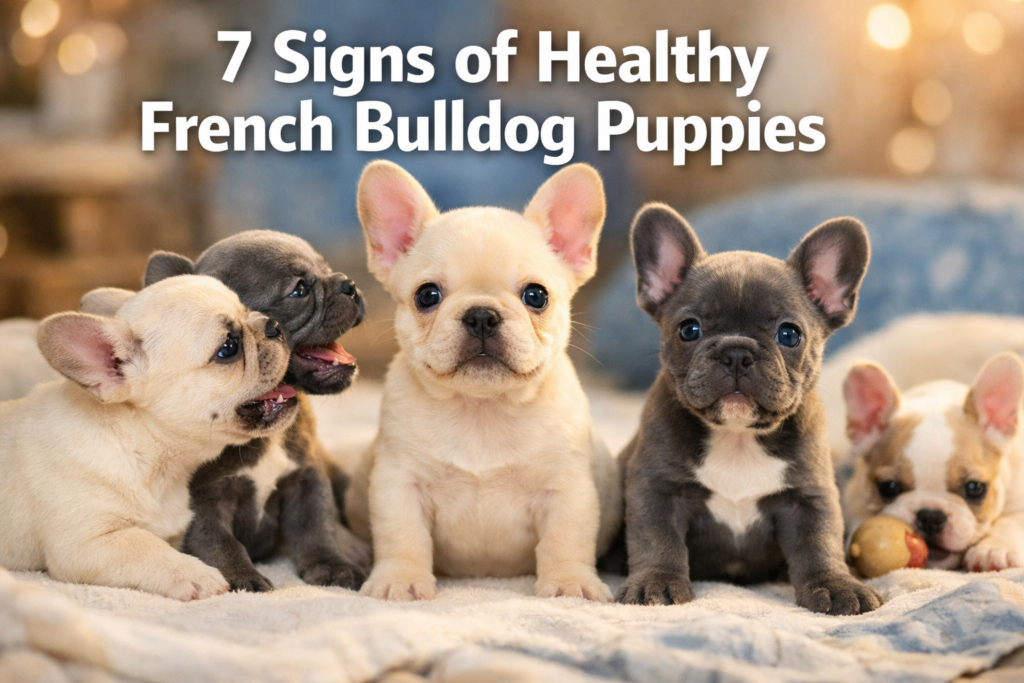 7 Signs of Healthy French Bulldog Puppies