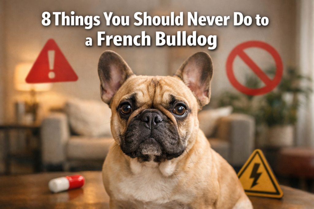 8 Things You Should Never Do to a French Bulldog