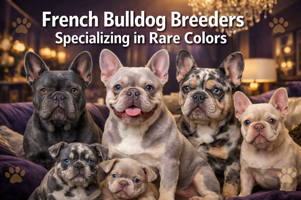 French Bulldog Breeders Specializing in Rare Colors