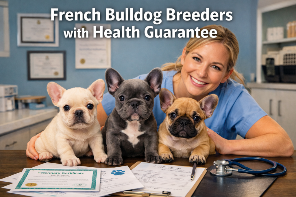 French Bulldog Breeders with Health Guarantee