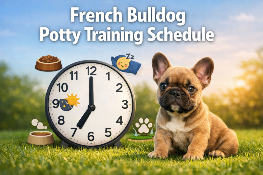 French Bulldog Potty Training Schedule