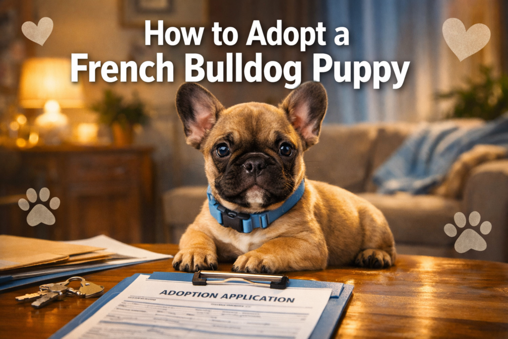 How to Adopt a French Bulldog Puppy