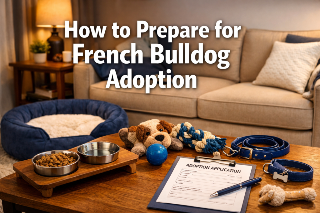 How to Prepare for French Bulldog Adoption