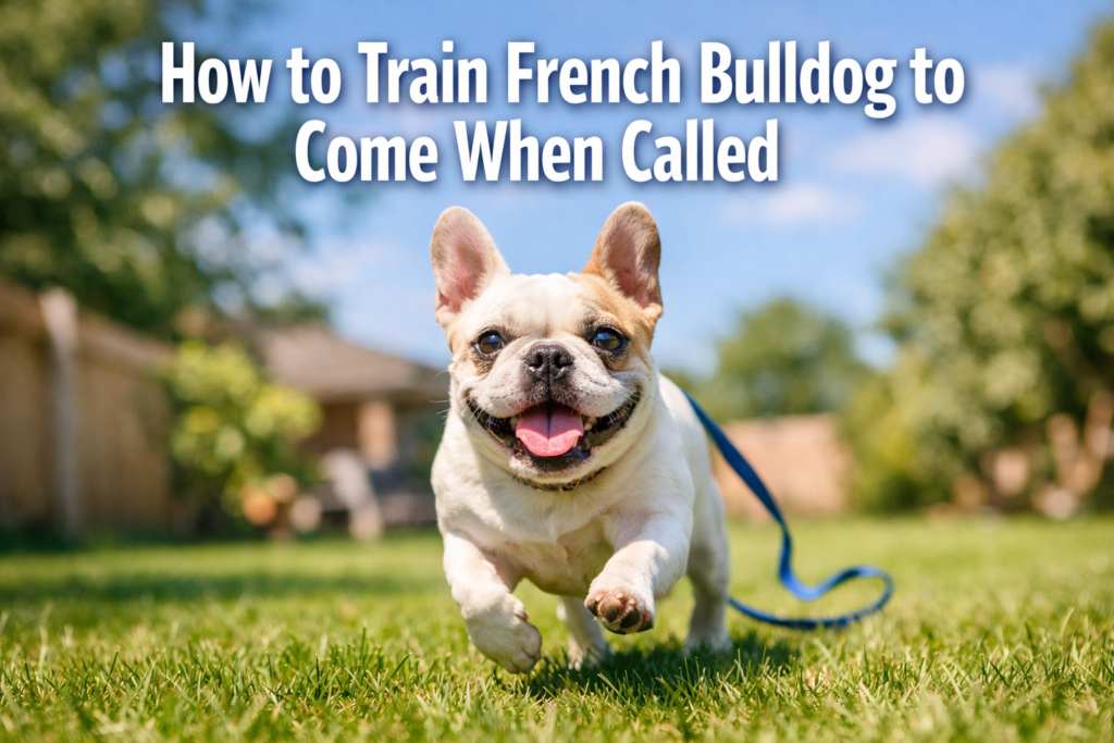 How to Train French Bulldog to Come When Called